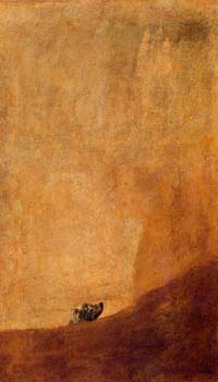 El perro en la arena  (Francisco de Goya)